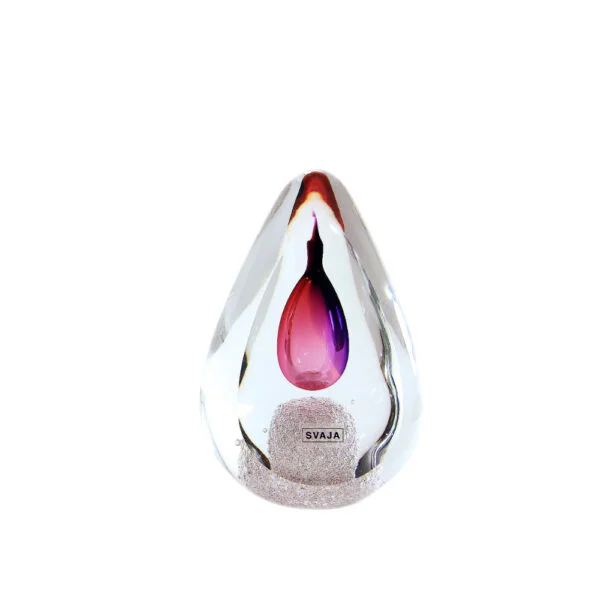 Confidence Glass Sculpture - Violet - Svaja