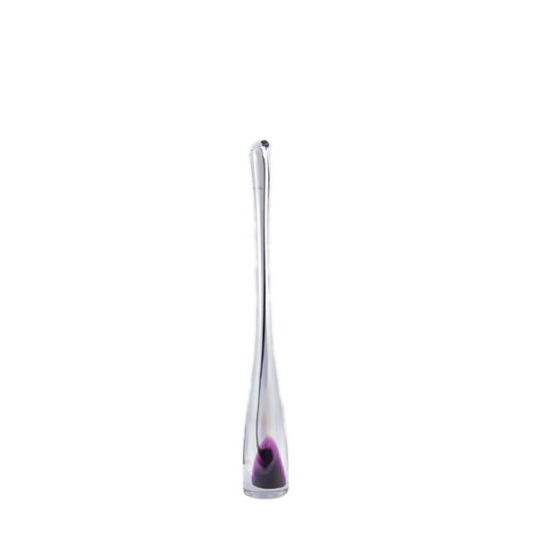 Svaja Orchid Glass Bottle Vase - Violet