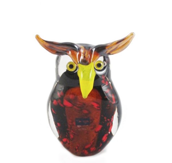 Svaja Osvald Owl Glass Sculpture
