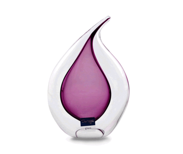 Artemide Glass Sculpture - Violet - 13cm - Svaja
