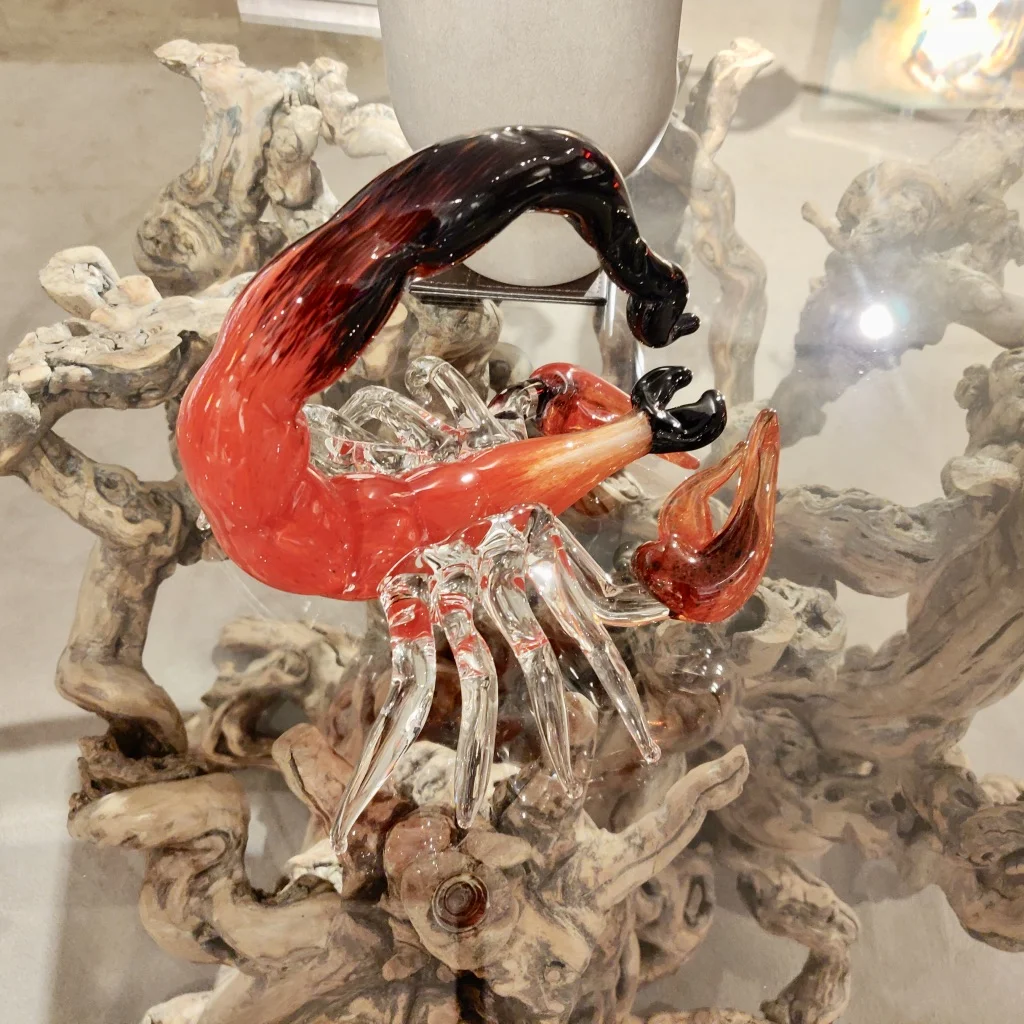 Cecil the Scorpion Glass Sculpture - Svaja