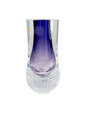 Svaja Lakia Rounded Glass Vase - Violet