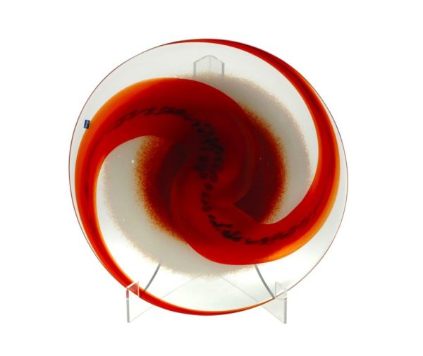 Svaja Red Sands Glass Plate