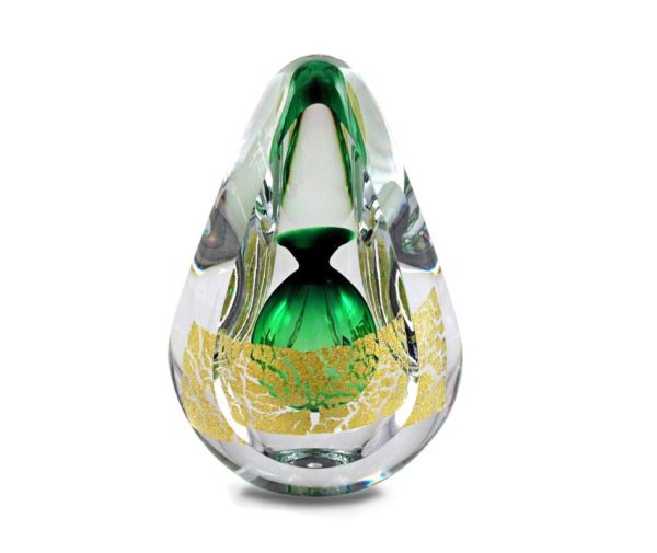 Regency Glass Sculpture - Green - Svaja